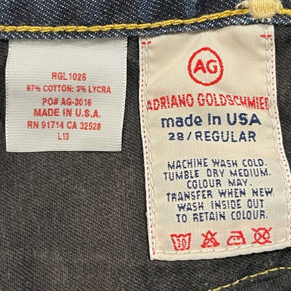 AG Adriano Goldschmeid The Legend Flare  Jeans 28R - Picture 6 of 11